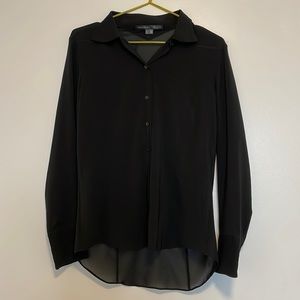 Theyskens’ theory sheer black shirt